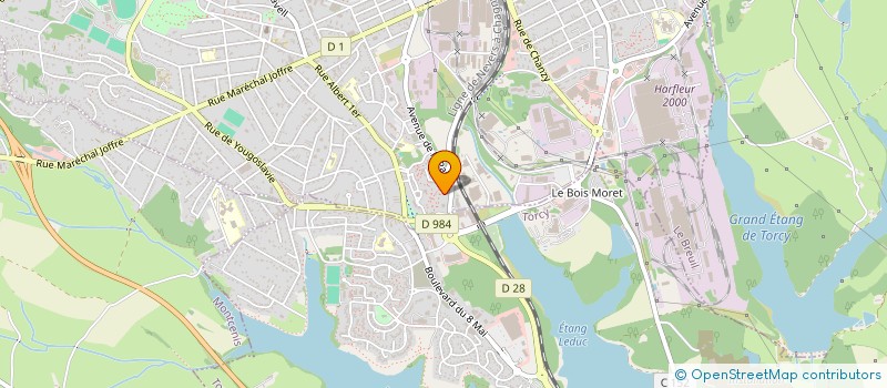 localisation de l'entreprise FIT'ZEN FORME ET BIEN-ETRE POUR TOUS à LE CREUSOT
