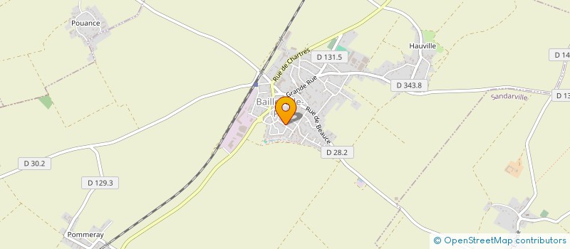localisation de l'entreprise FIT ZIK 28 à BAILLEAU-LE-PIN