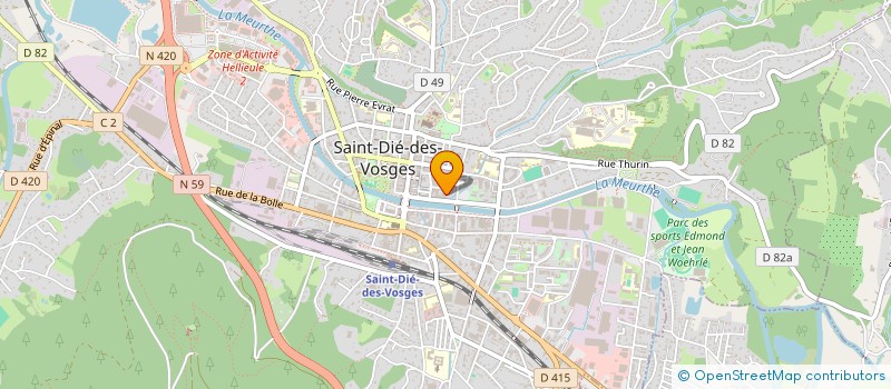 localisation de l'entreprise FIT88  SAINT-DIE-DES-VOSGES