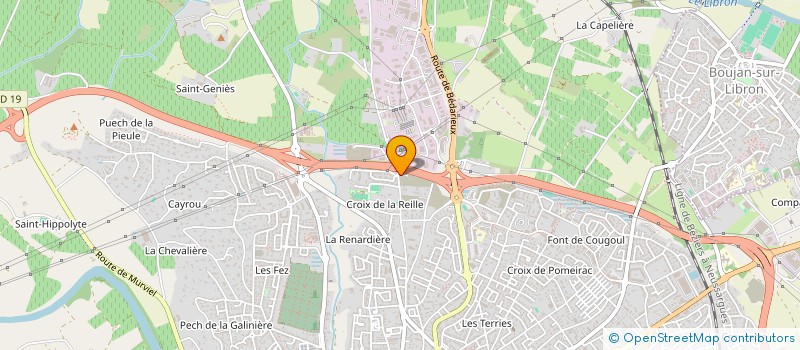 localisation de l'entreprise FITA ET CIE à BEZIERS