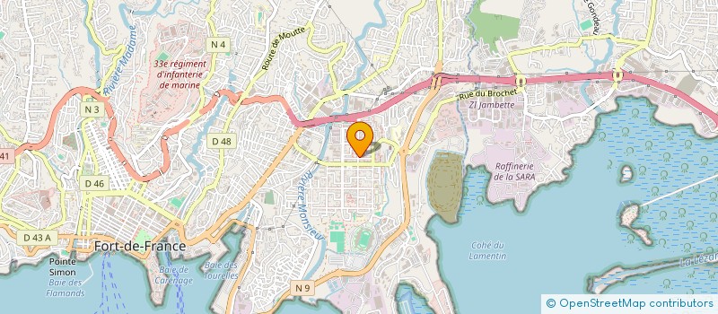 localisation de l'entreprise FITADOM SERVICES  FORT-DE-FRANCE