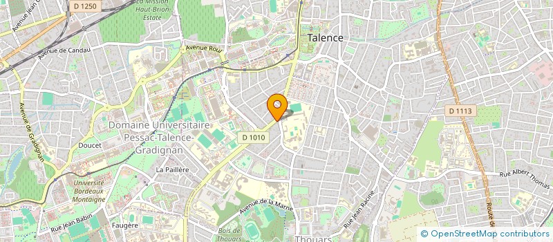 localisation de l'entreprise FITAL à TALENCE