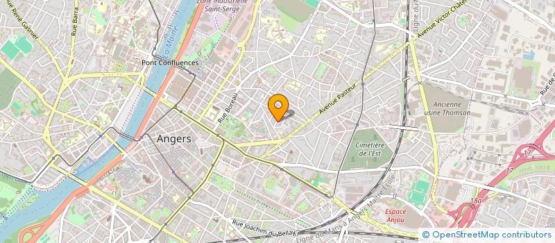 localisation de l'entreprise FITALFRA à ANGERS