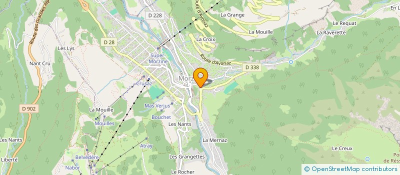 localisation de l'entreprise FITCH à MORZINE