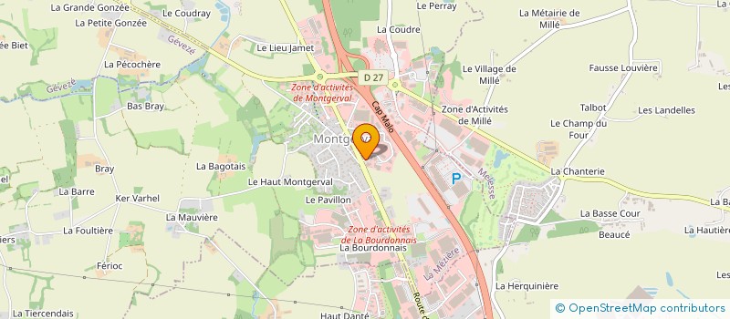 localisation de l'entreprise FITCH INVEST  LA MEZIERE