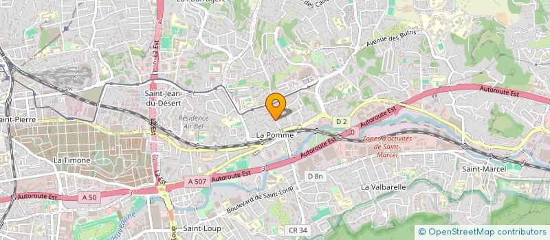 localisation de l'entreprise FITCINETIK  MARSEILLE