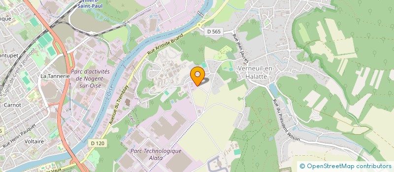 localisation de l'entreprise FITCLEM à VERNEUIL-EN-HALATTE