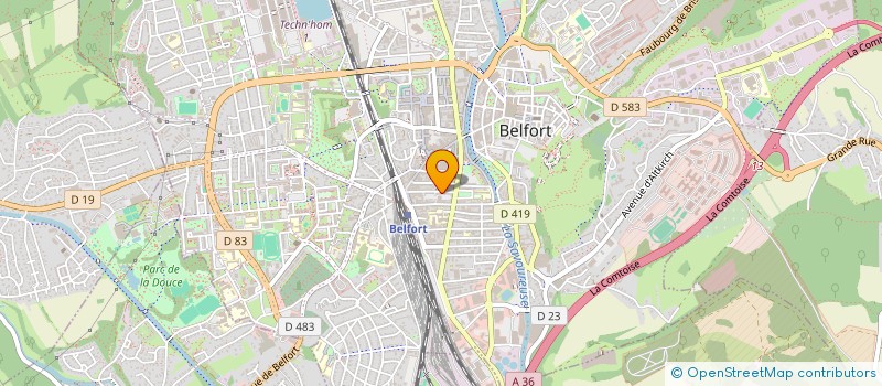 localisation de l'entreprise FITCOACH.DOM à BELFORT