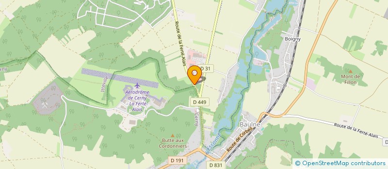 localisation de l'entreprise FITDEV HANCHES  ITTEVILLE