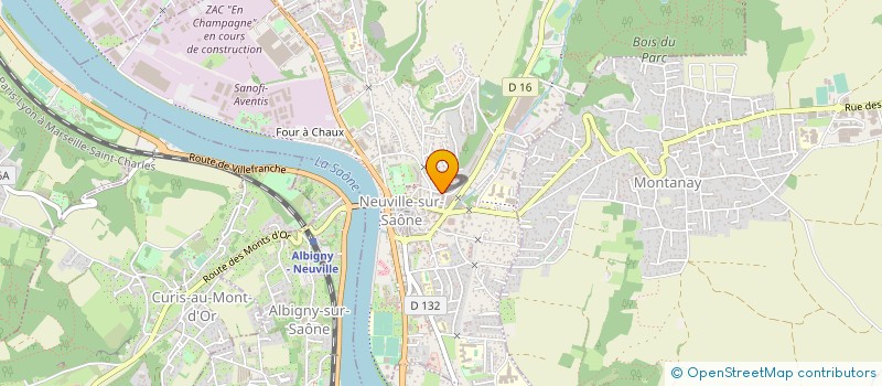 localisation de l'entreprise FITECHNICK  NEUVILLE-SUR-SAONE