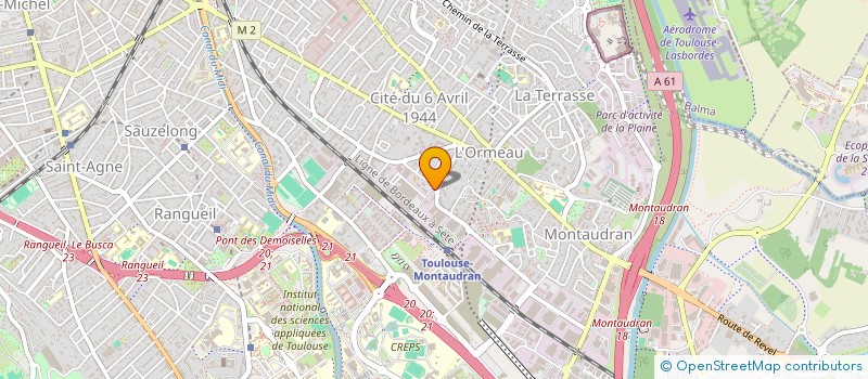 localisation de l'entreprise FITEEO 1 à TOULOUSE
