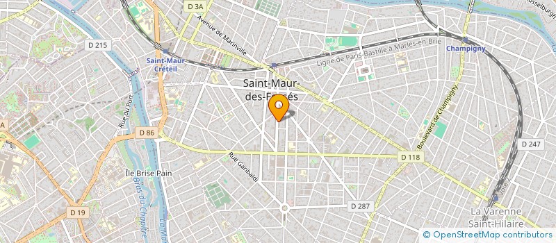 localisation de l'entreprise FITELIE à SAINT-MAUR-DES-FOSSES