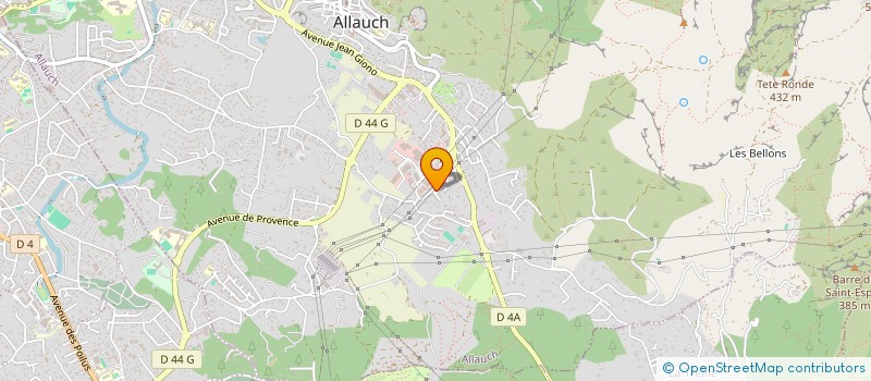 localisation de l'entreprise FITEX à ALLAUCH