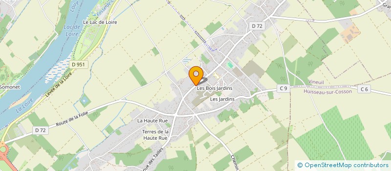 localisation de l'entreprise FITEX  VINEUIL