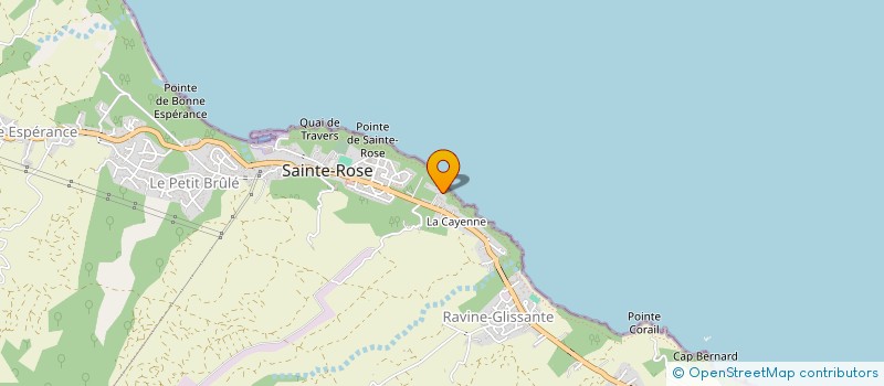 localisation de l'entreprise FITEX - FINANCES TERRITOIRES EXPERTISES à SAINTE-ROSE