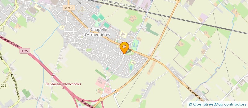 localisation de l'entreprise FITEXP à LA CHAPELLE-D'ARMENTIERES