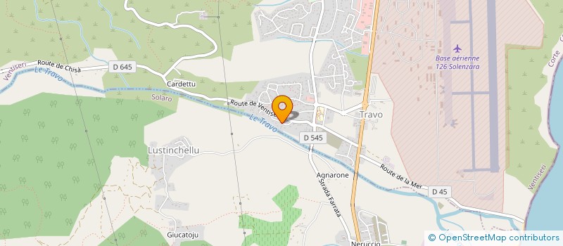 localisation de l'entreprise FITFORM à GHISONACCIA