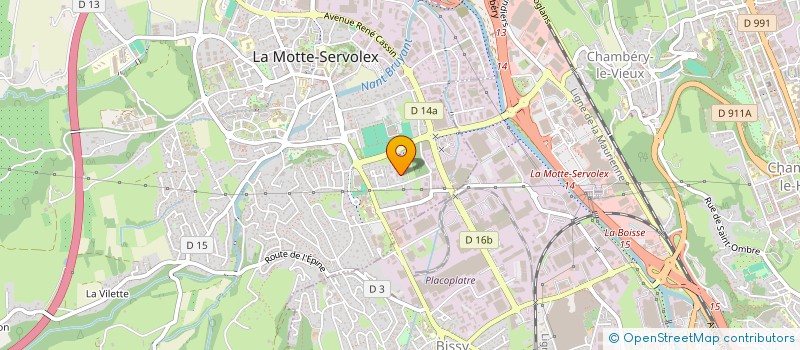 localisation de l'entreprise FITFORME73  LA MOTTE-SERVOLEX