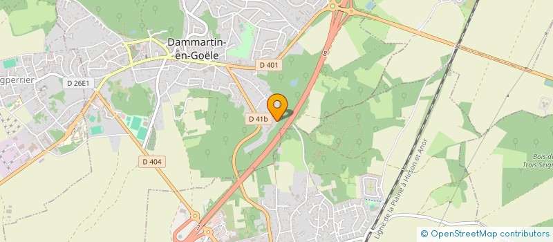 localisation de l'entreprise FITGYM 77  DAMMARTIN-EN-GOELE