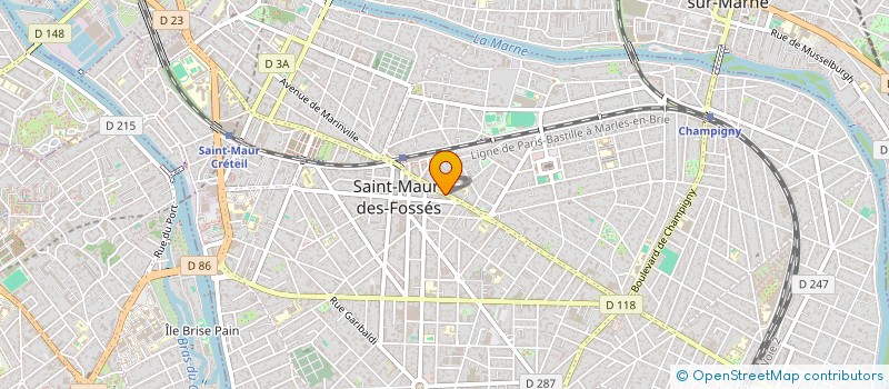 localisation de l'entreprise FITIM à SAINT-MAUR-DES-FOSSES