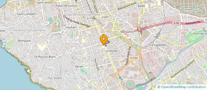 localisation de l'entreprise FITIZZY à MARSEILLE 8