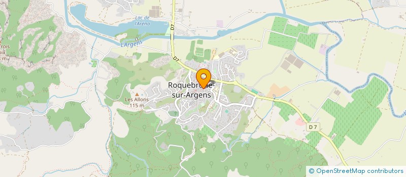 localisation de l'entreprise FITKAL à ROQUEBRUNE-SUR-ARGENS