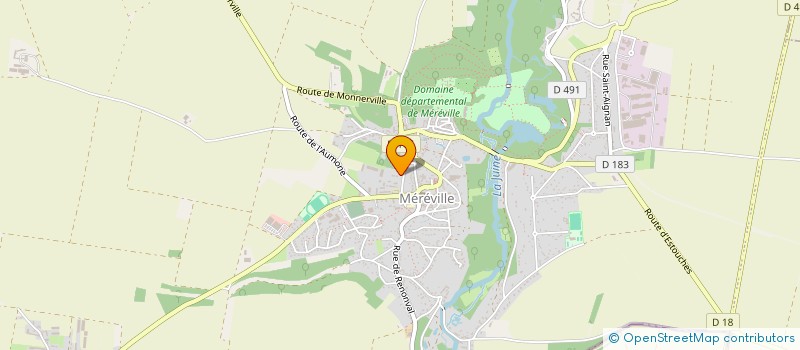 localisation de l'entreprise FITLYNE  LE MEREVILLOIS