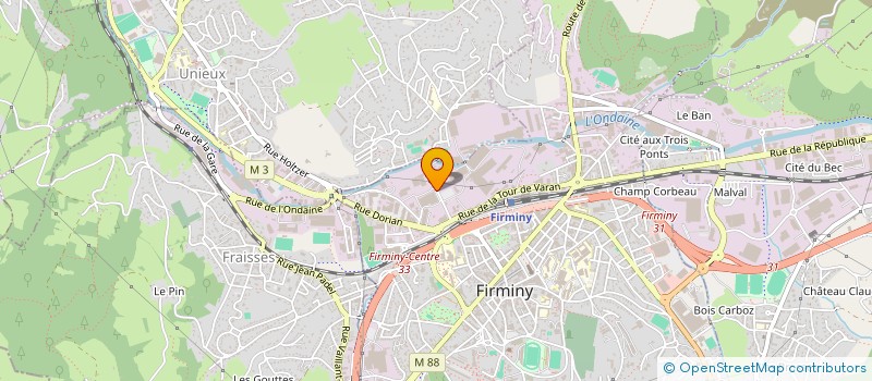 localisation de l'entreprise FITMOOVE à FIRMINY