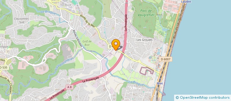 localisation de l'entreprise FITN' MIND EVENTS  BIOT