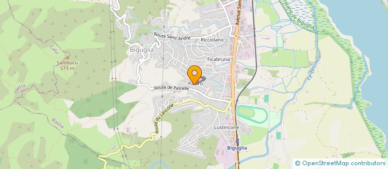 localisation de l'entreprise FITNESS 2B à BIGUGLIA