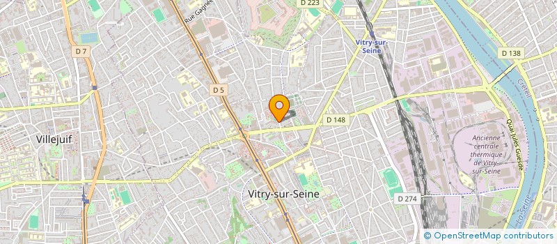 localisation de l'entreprise FITNESS 94 à VITRY-SUR-SEINE