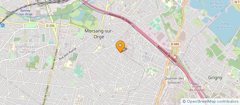 localisation de l'entreprise FITNESS ANGEL à MORSANG-SUR-ORGE