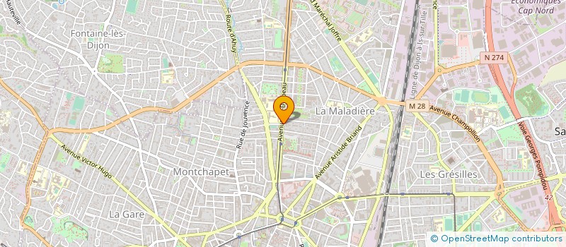 localisation de l'entreprise FITNESS ATHLETIC GYM à DIJON