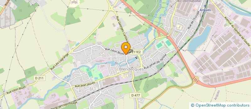localisation de l'entreprise FITNESS BLENDECQUOIS à BLENDECQUES