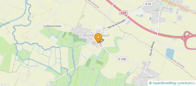 localisation de l'entreprise FITNESS BODY CHALLENGE  BOUILLE-COURDAULT