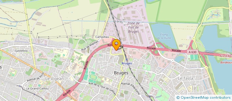 localisation de l'entreprise FITNESS BORDELAIS à BRUGES