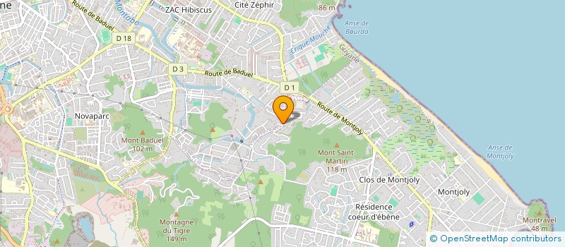 localisation de l'entreprise FITNESS CENTER  REMIRE-MONTJOLY