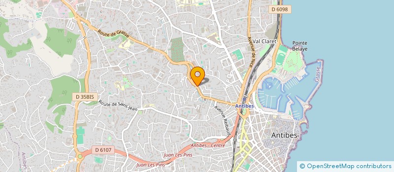 localisation de l'entreprise FITNESS CENTER ANTIBES EVENTS à ANTIBES