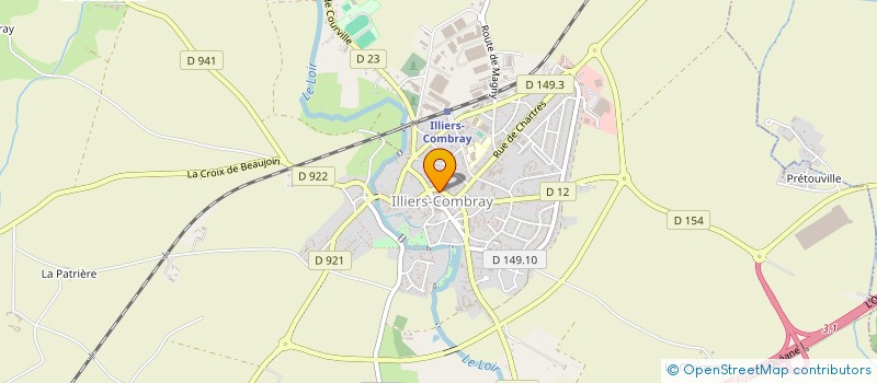 localisation de l'entreprise FITNESS CENTER BROU à ILLIERS-COMBRAY