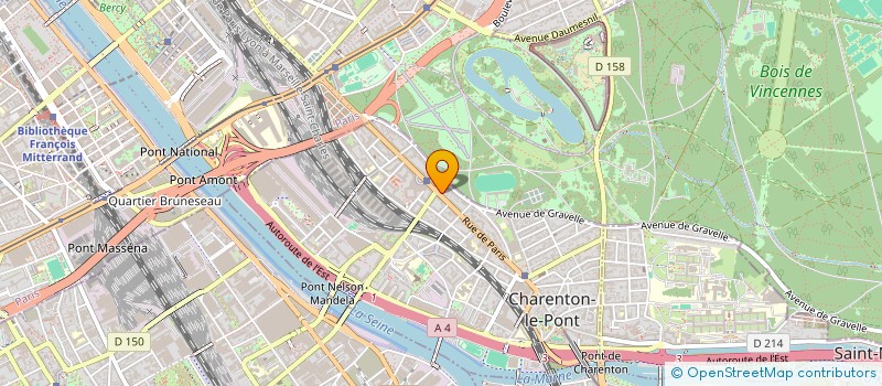 localisation de l'entreprise FITNESS CLUB à CHARENTON LE PONT