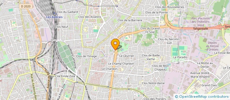 localisation de l'entreprise FITNESS CLUB ALIYAH (FCALIYAH ) à ORLEANS
