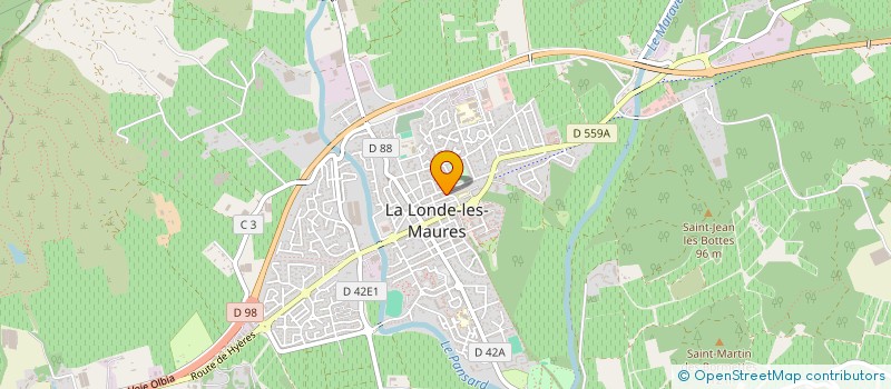 localisation de l'entreprise FITNESS CLUB LONDAIS à LA LONDE-LES-MAURES