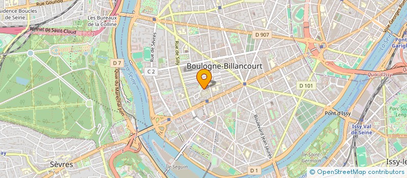localisation de l'entreprise FITNESS CONSULTANT à BOULOGNE-BILLANCOURT