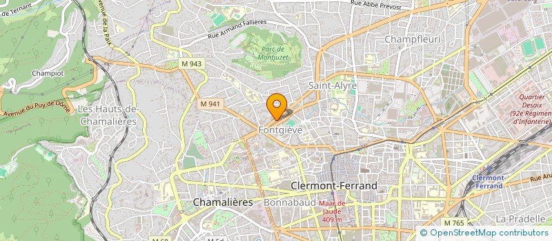 localisation de l'entreprise FITNESS DEVELOPPEMENT à CLERMONT-FERRAND