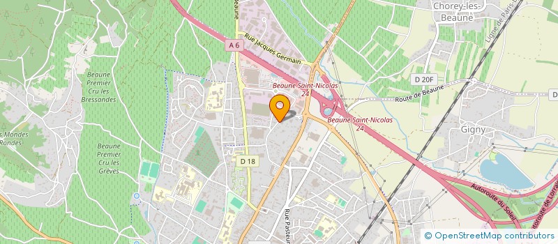 localisation de l'entreprise FITNESS DYNAMIC à BEAUNE