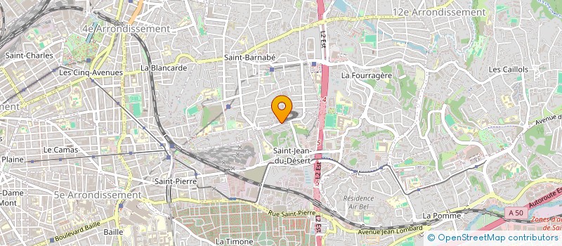 localisation de l'entreprise FITNESS ET CAPOEIRA (FIT'CAP) à MARSEILLE