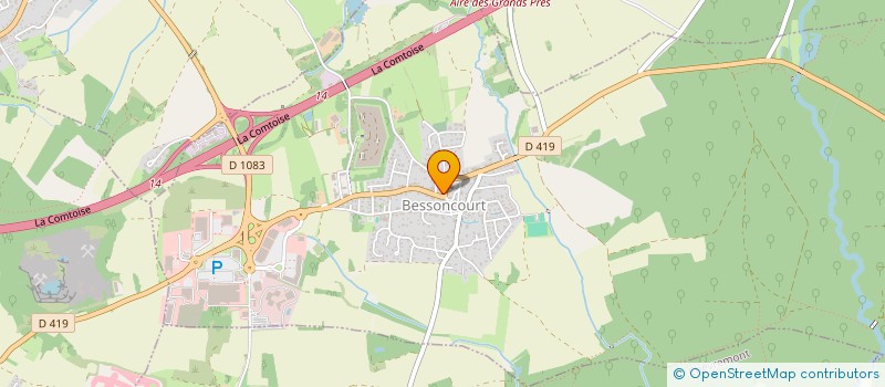 localisation de l'entreprise FITNESS ET MOBILITE  BESSONCOURT
