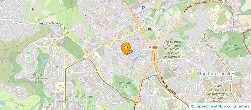 localisation de l'entreprise FITNESS FOOD à MONTPELLIER