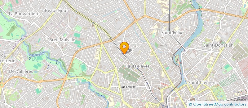 localisation de l'entreprise FITNESS FORM à NANTES