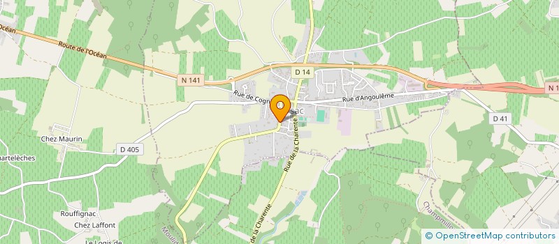 localisation de l'entreprise FITNESS GYM HIERSAC à HIERSAC